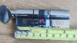 Euro cylinder locks 3 Euro cylinder thumbturn and key